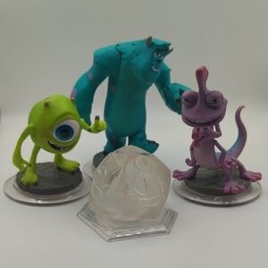 Disney Infinity Monsters Inc. Action Figures - Mike Sulley Randy Playset